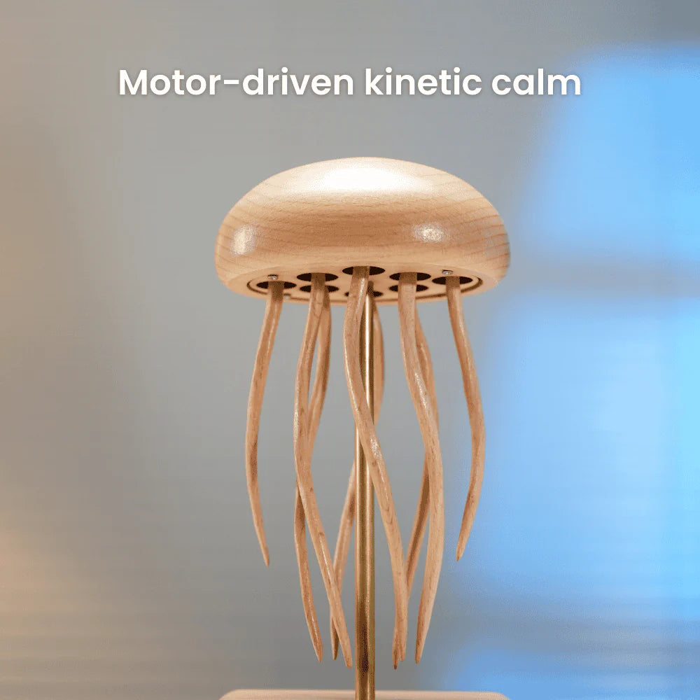 MarinerPoet™ Handmade Wooden Jellyfish Automaton