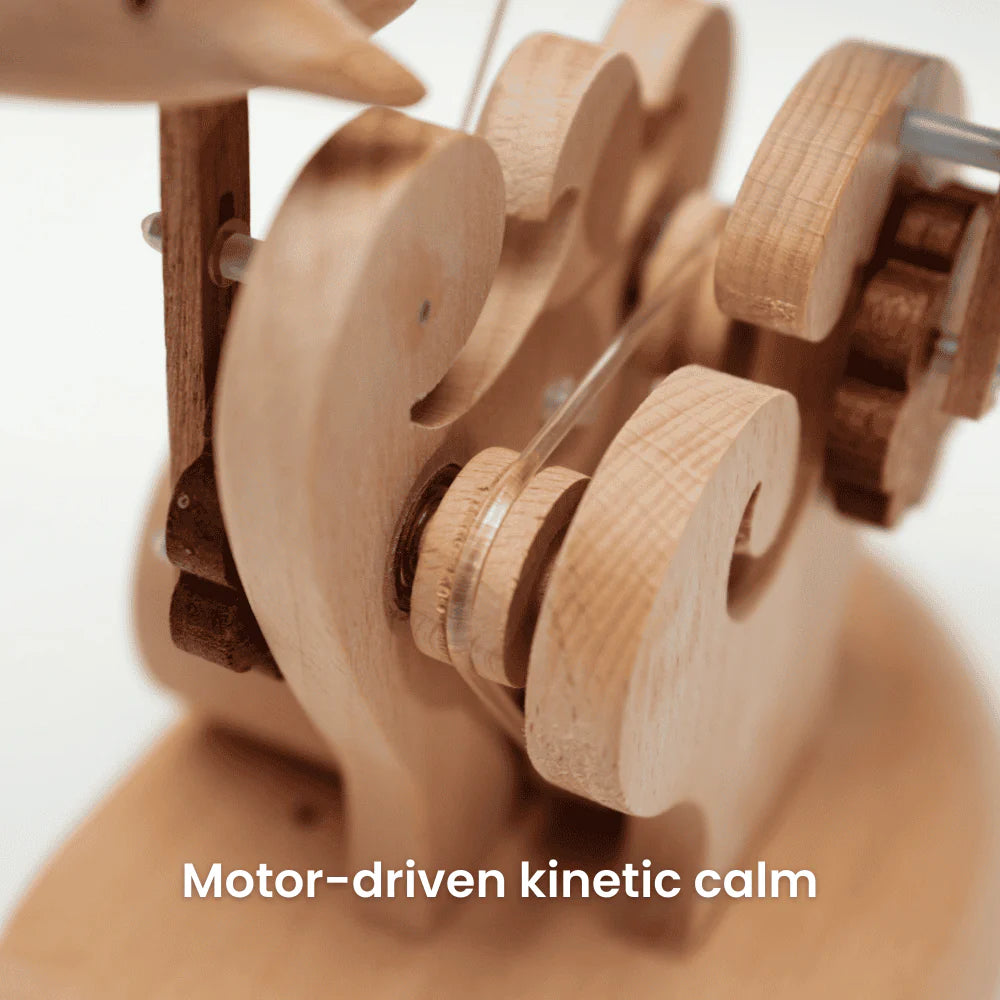 MarinerPoet™ Handmade Wooden Dolphin Automaton