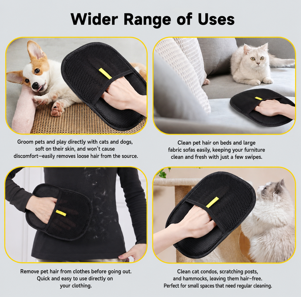 Pet Hair Cleaning And Collection Gloves Pet