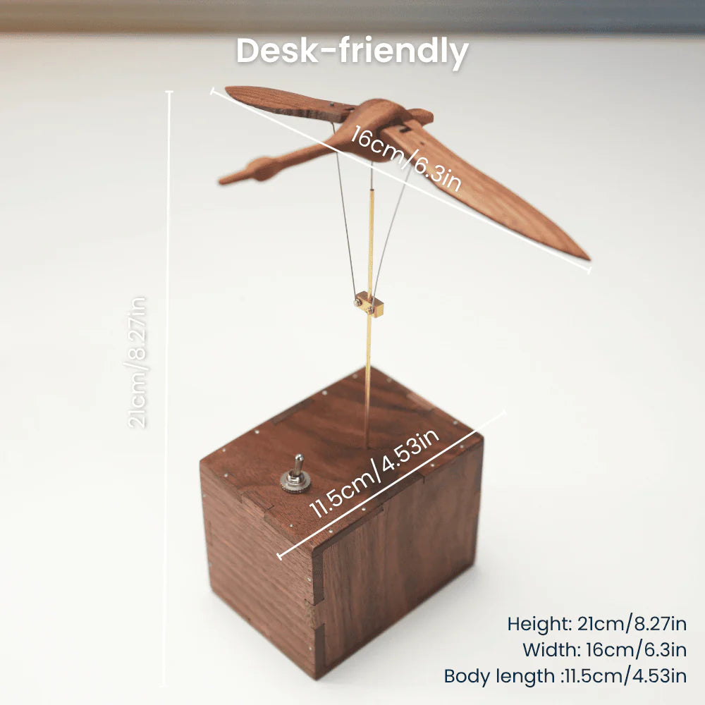 MarinerPoet™ Handmade Walnut Swan Automaton