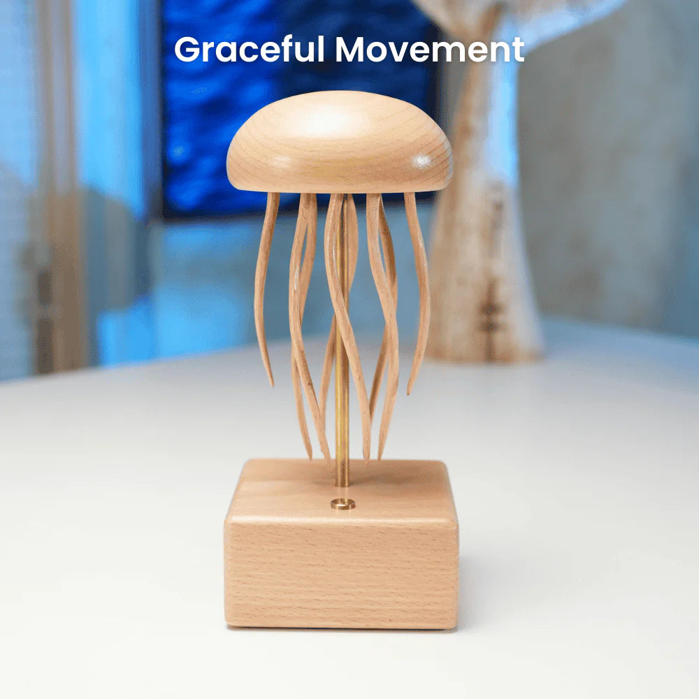 MarinerPoet™ Handmade Wooden Jellyfish Automaton