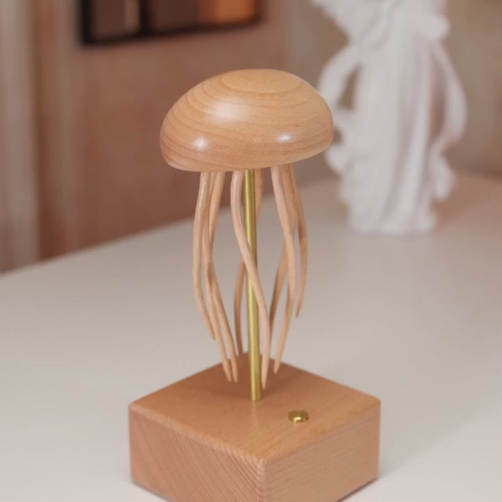 MarinerPoet™ Handmade Wooden Jellyfish Automaton